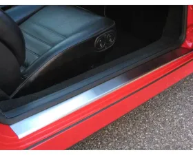 Rennline Plain Stainless Steel Sill Plate Set Porsche 911 | 912 | 930 964 | 993 1965-1994